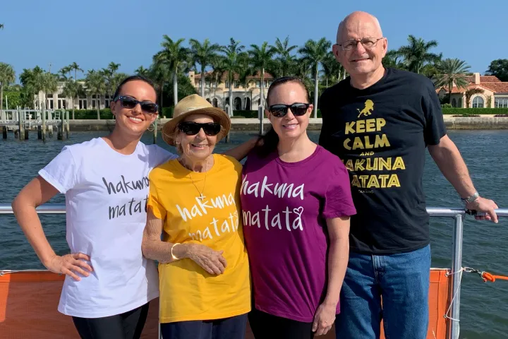 a group of people posing for the camera