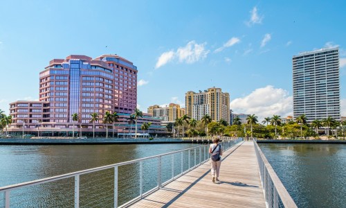 West Palm Beach Downtown Waterfront Docks