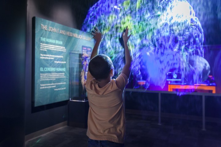 a man standing in front of a stage