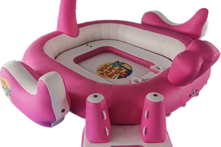 a girl in a pink costume