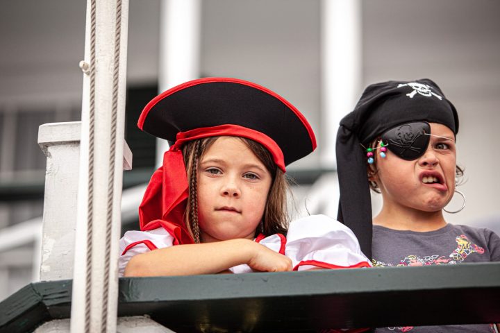 a child wearing a hat
