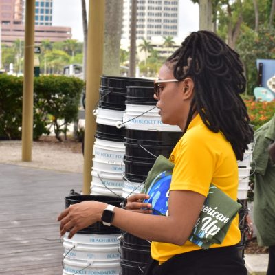 a group of people sitting at a table