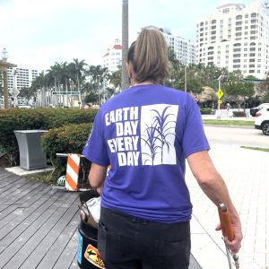 a man standing on a sidewalk