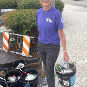 a man standing in a parking lot