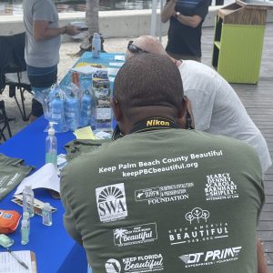 a group of people sitting at a table
