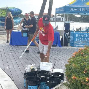 a person holding a piece of luggage
