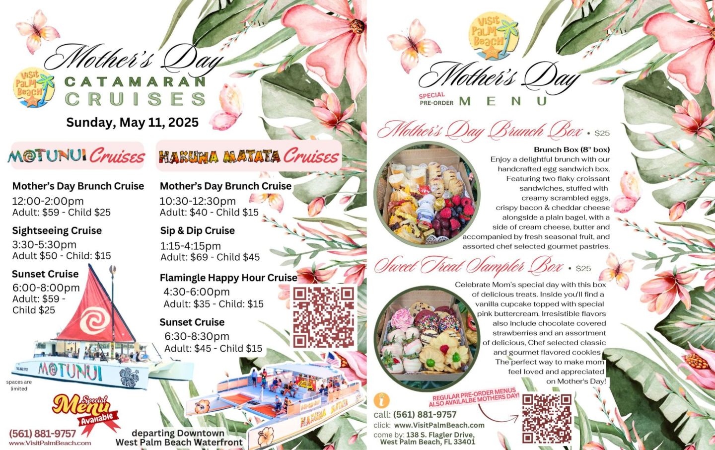 Mothers Day Cruises with Visit Palm Beach
