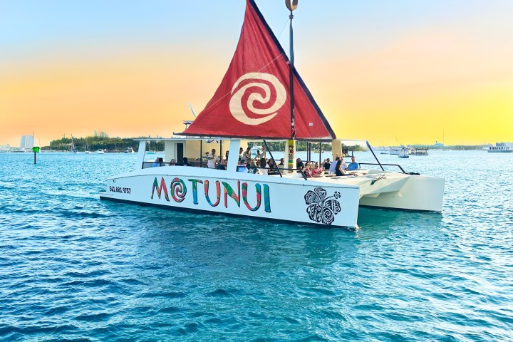 a large boat in a body of water
